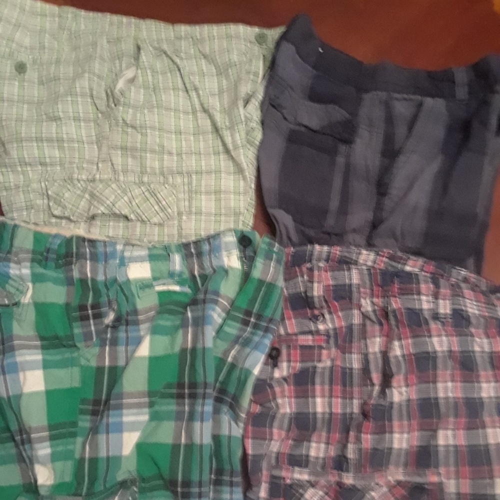4 Pair of boys or men shorts $35 for all or $9 a p